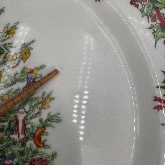 2 Christopher Radko Holiday Celebrations Tradition Christmas Tree Plate 10 3/4" - Picture 5 of 7